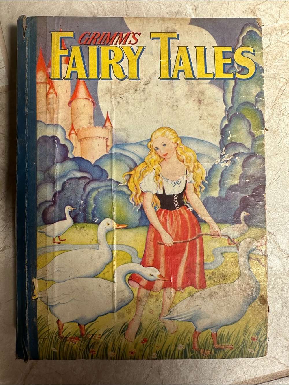 1941 Grimm’s Fairy Tales Whitman Publishing Goldy Young illustrated hardcover